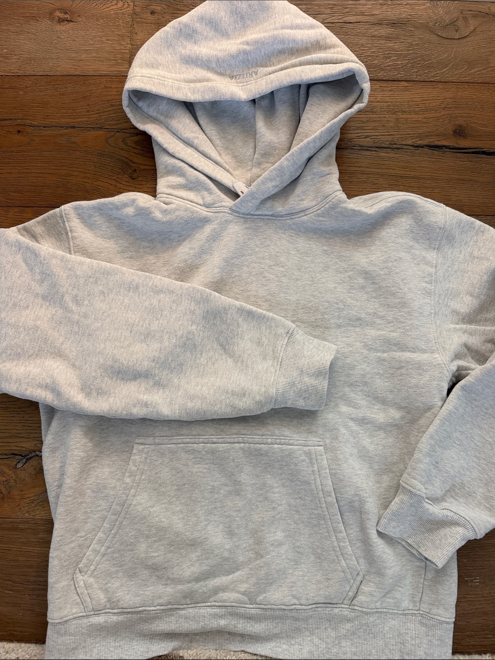 Aritzia Cozy Sweatfleece Perfect Hoodie in Heather Grey